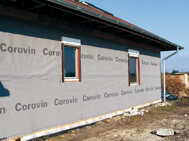 MEMBRANA WIATROIZOLACYJNA FOLIA WIATROIZOLACJA COROTOP COROVIN 100g - 15m² Długość 10 m