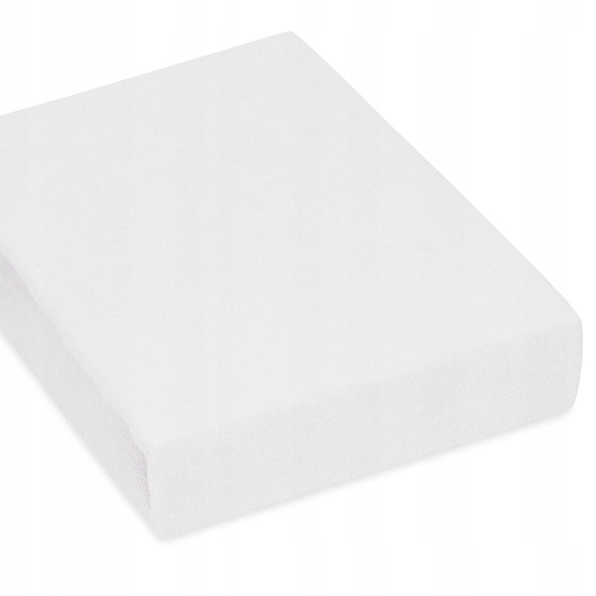 

Prześcieradło z gumką 220x200 białe frotte