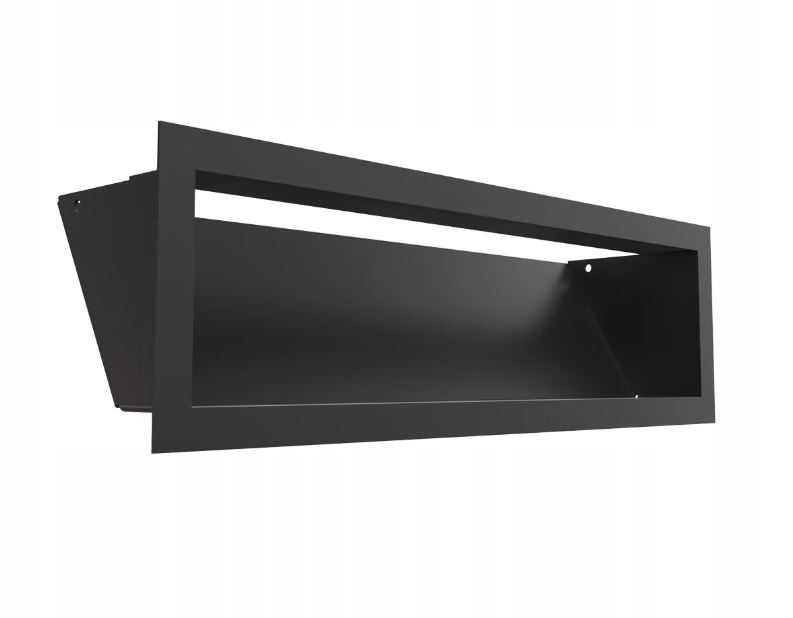 Ventilační krbová mřížka Luft černá 12x40 120x400 pro každý krb