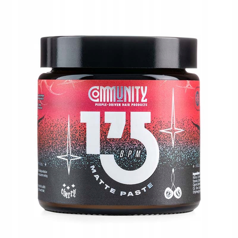 Pasta na vlasy matná silná prestyler Community Cosmetics 175 Bpm 120 g