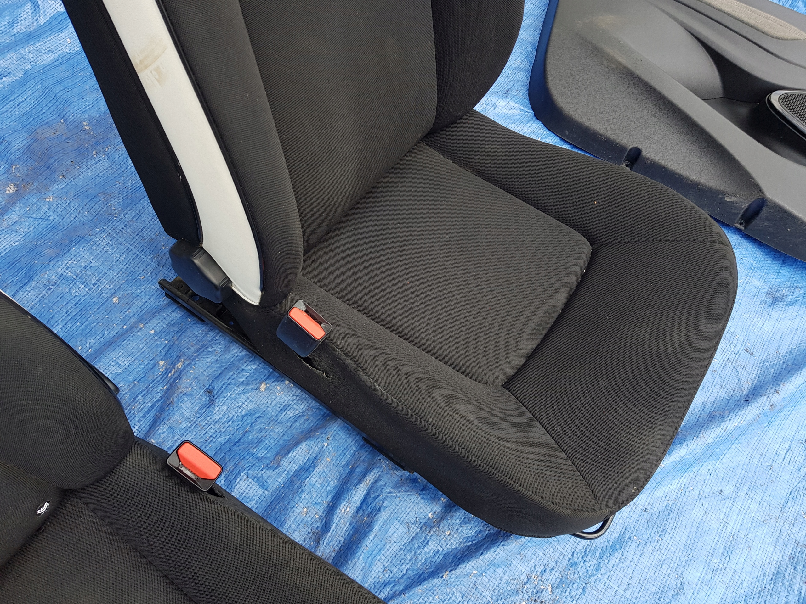 RENAULT ZOE II seats side KOMPLET upholstery inner