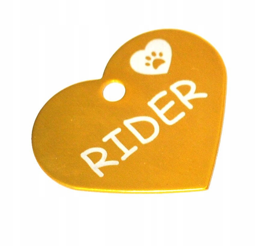 

Adresówka Serce Identyfikator dla Kota Psa Grawer