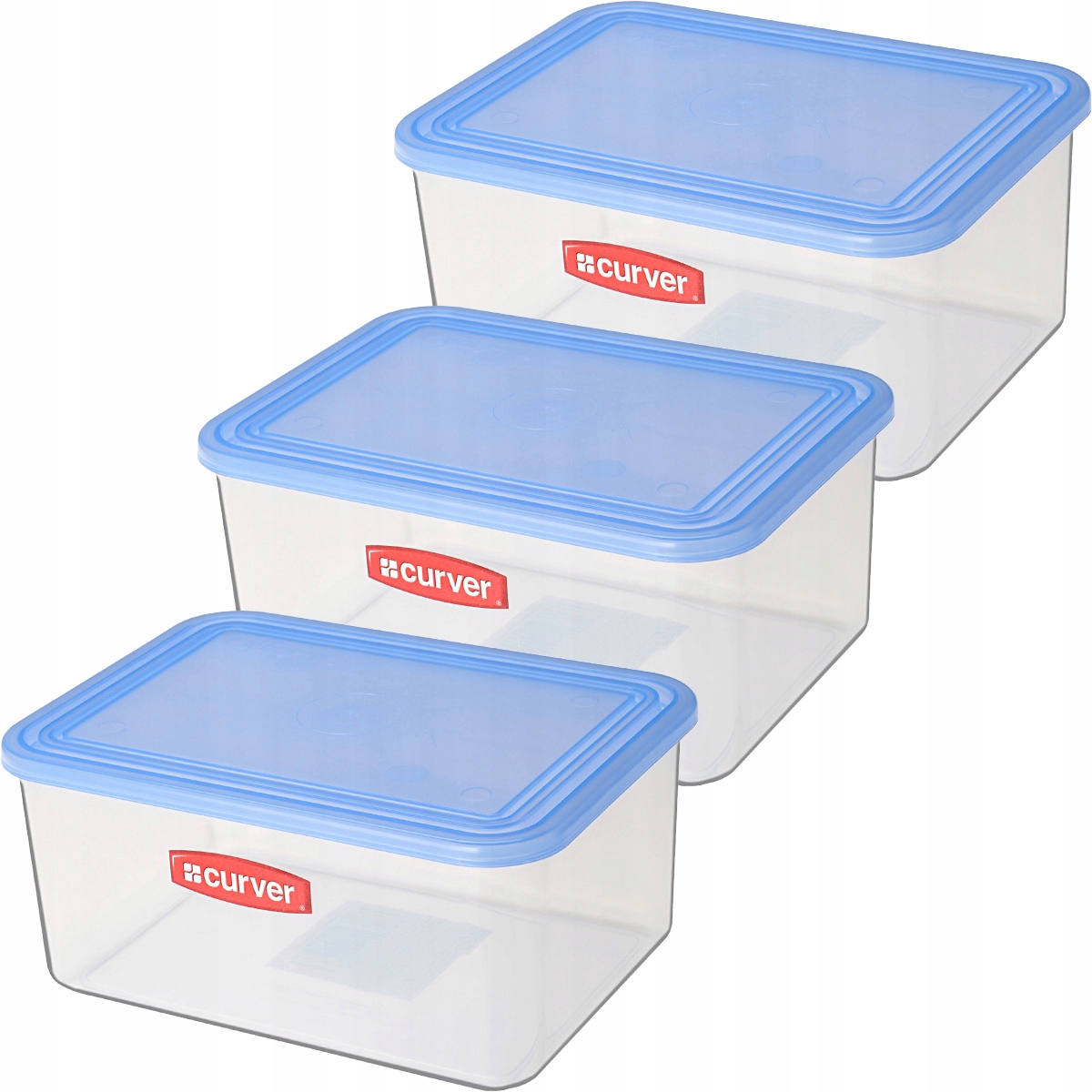 3 db-os ÉLELMISZER TÁROLÓ DOBOZ KÉSZLET 2L