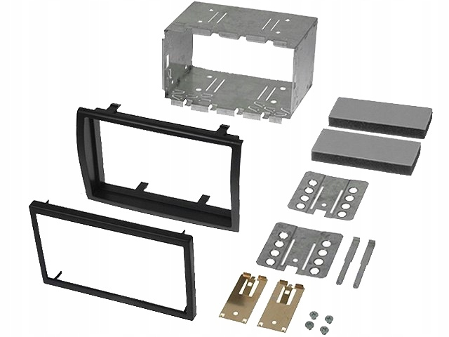 Rámeček rádia 2DIN Citroen, Fiat, Peugeot