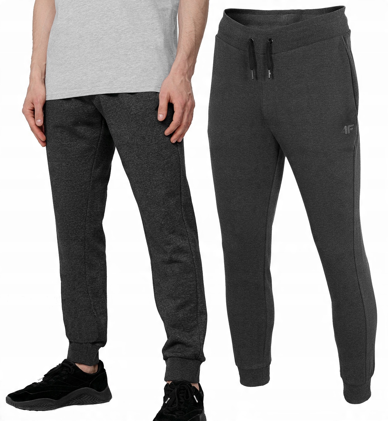 

Męskie Spodnie Dresowe 4F H4L22 SPMD350 23M XXL