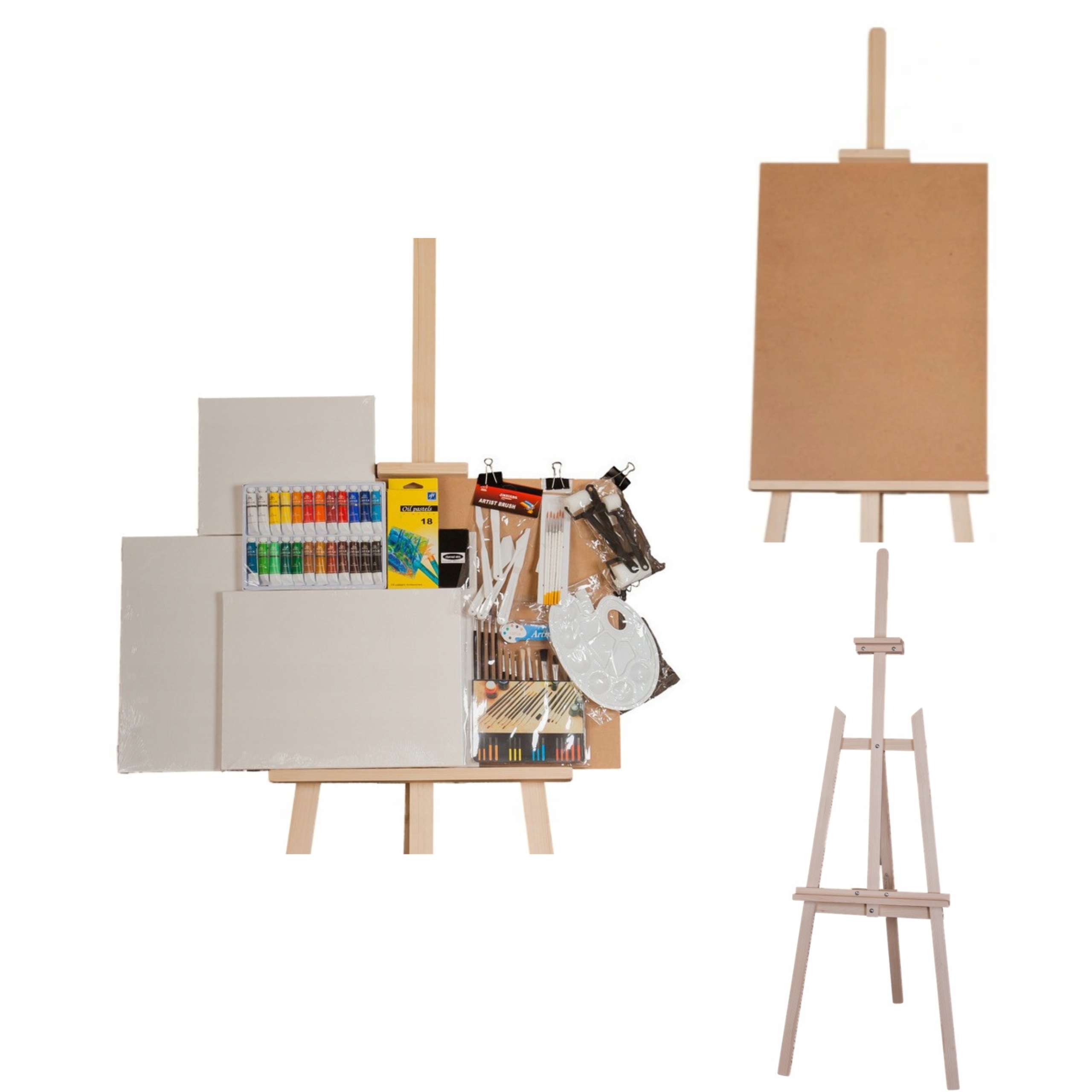 ZESTAW MALARSKI DLA DZIECI DUŻY SZTALUGA FARBY