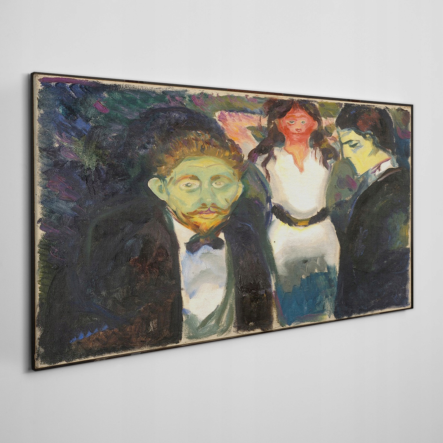 

Obraz na płótnie Zazdrość Edvard Munch 140x70 cm