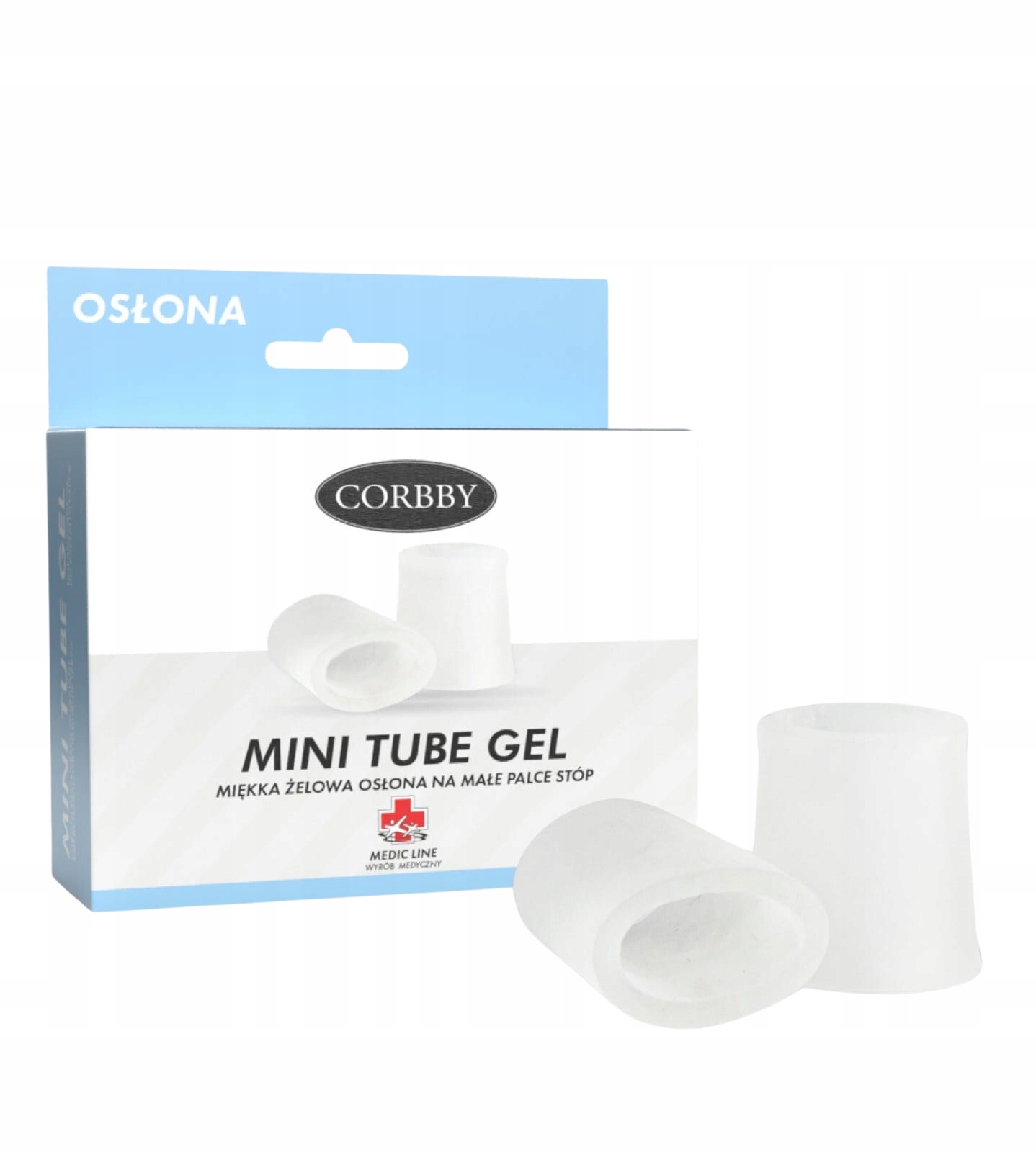 

Tube Gel Osłona Cylindryczna na Małe Palce Stóp