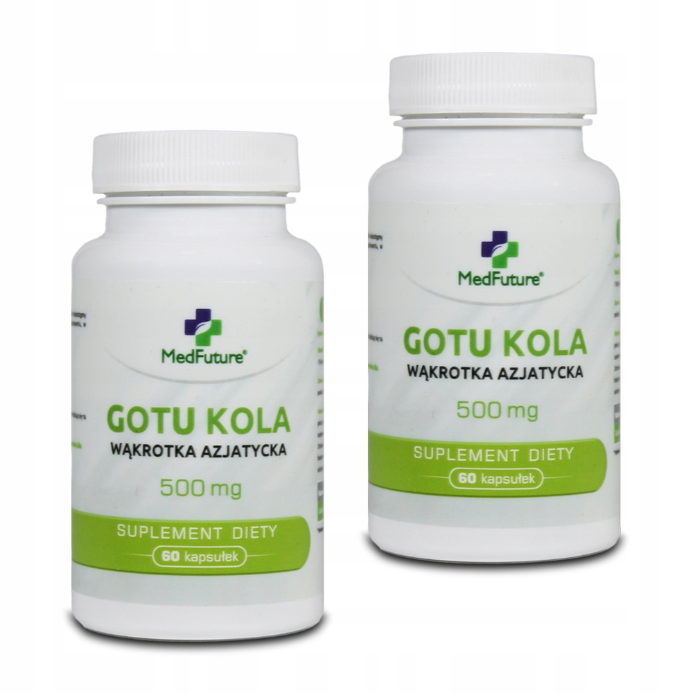 

Gotu Kola ekstrakt standaryzowany 500 mg 120 kaps