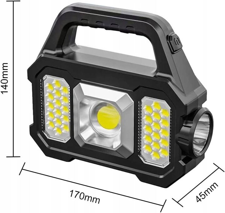 SZPERACZ LATARKA AKUMULATOROWA POWERBANK SOLARNA Kod producenta LATARKA SZPERACZ SOLARNA MOCNA