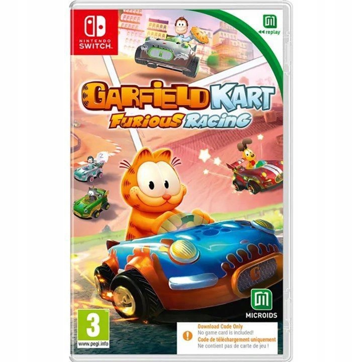 Garfield Kart: Furious Racing Nintendo Switch Kod