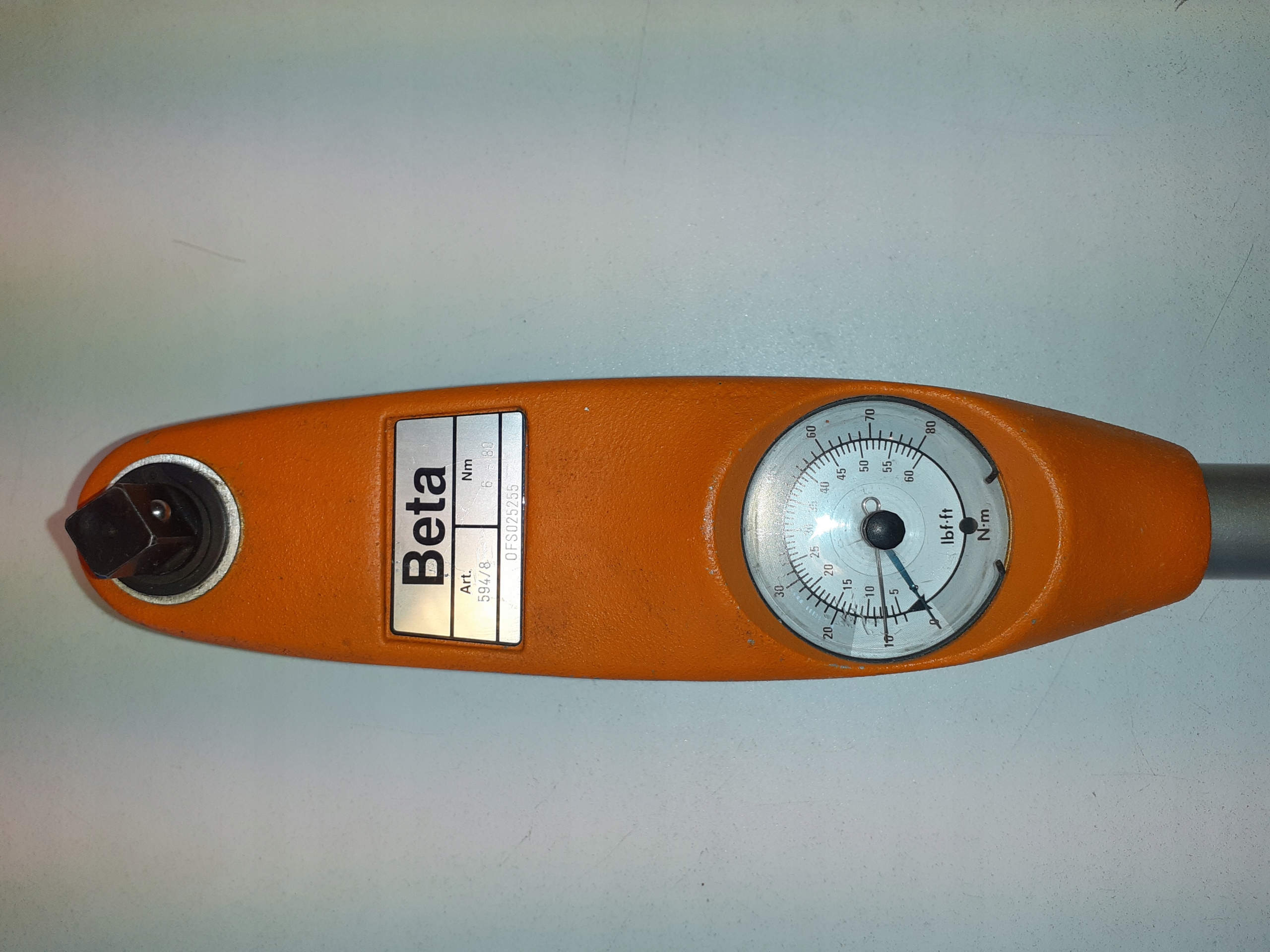 Klucz dynamometryczny zegarowy 1/2" 80Nm 594/8Beta Marka Beta