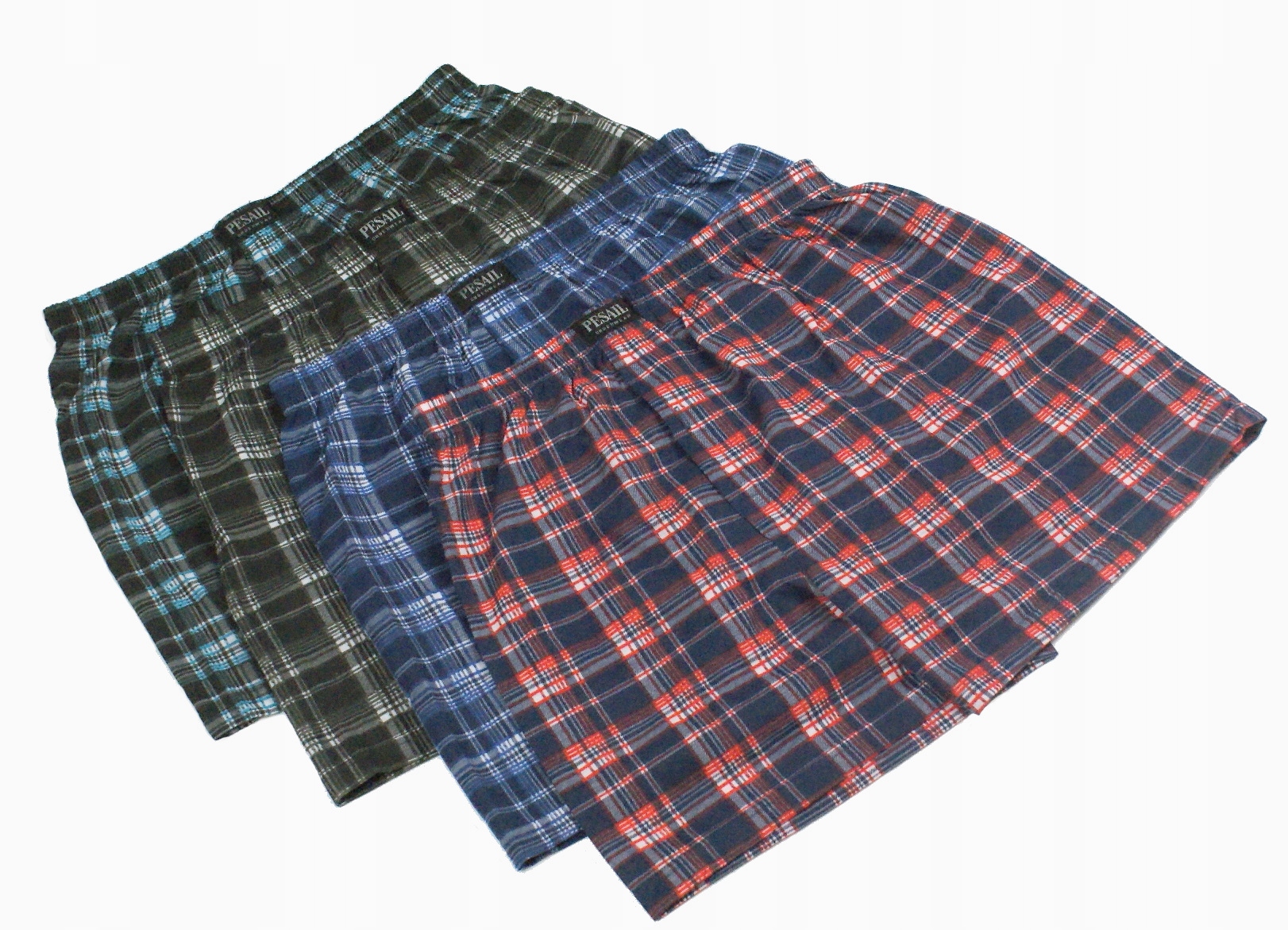 W# 4 x MĘSKIE BOKSERKI MAJTKI LUŹNE - L Marka Inna marka