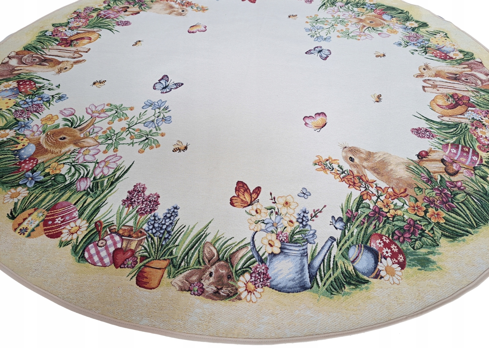 Velikonoční ubrus kulatý průměr 140 cm V57