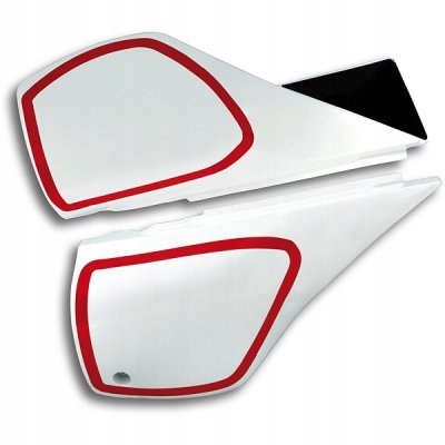 Ufo Boky Pod Sedadlo Yamaha Tt 600 '84-'92 Farba Biela (súprava)