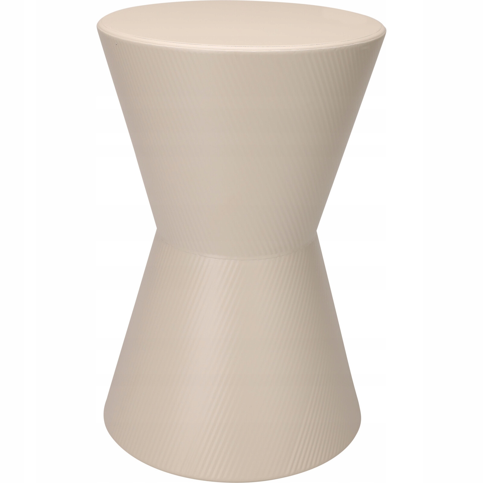 Boční Kovový Stolek Diabolo Ø29 CM Výška 45 CM Krémový