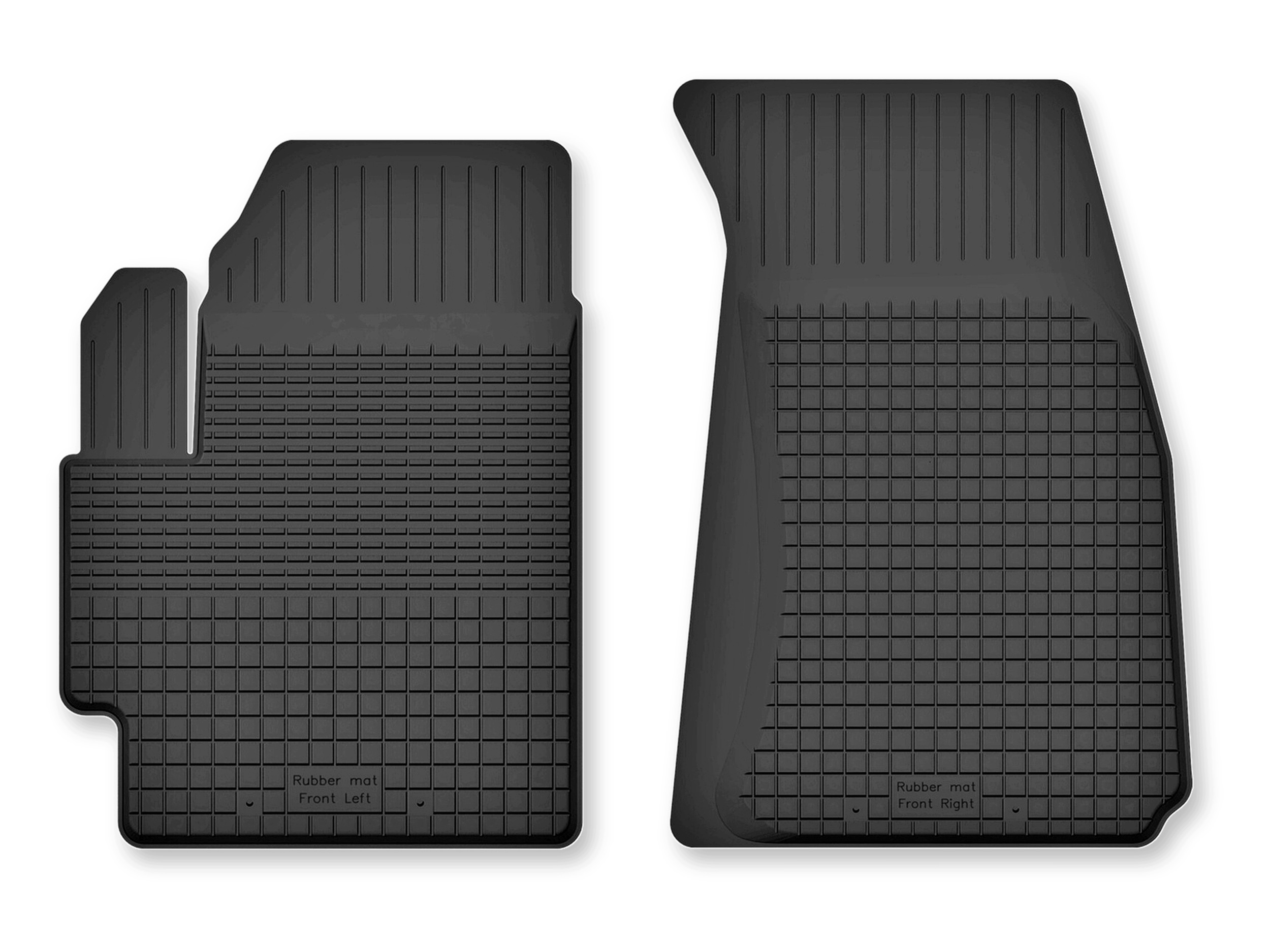 Dywaniki gumowe Wlg przód 2 szt. do Seat Mii, Skoda Citigo, Peugeot 4008