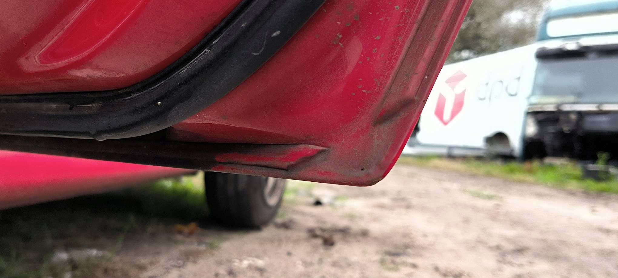 Tür rechts heck rote ORYG KIA RIO und KOMBI