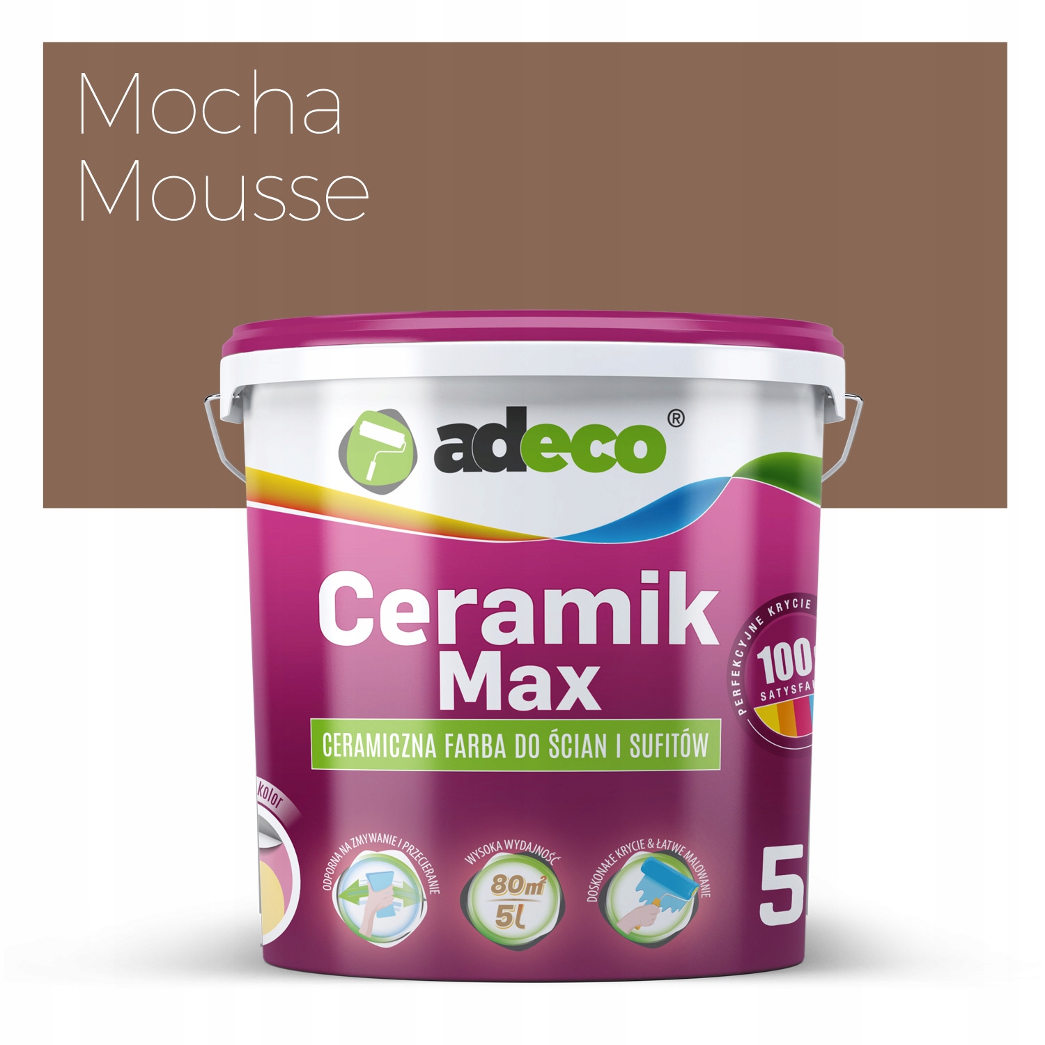 Barva Na Zeď Lateksová Mokka Mousse 5L Barva Roku