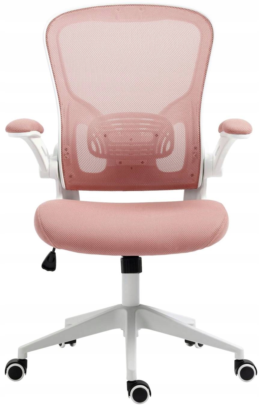 Ergonomiczny Fotel Twister dla Dzieci Różowy Design Siatka, Udźwig do 120kg