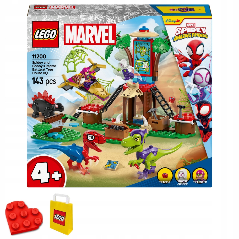 Lego Marvel Spidey Bitva Spideyho a Gobbyho u domku na stromě 11200