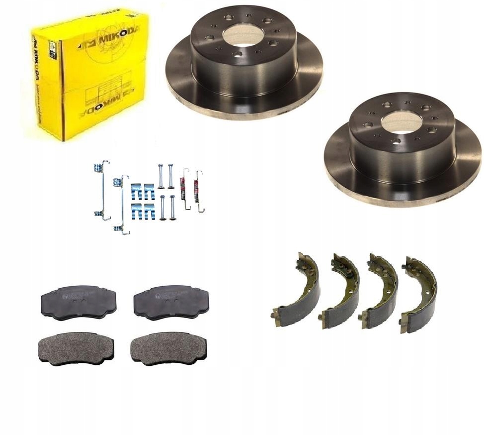 Kotouče Kostky Szczeki Ducato 02-06 Zadní 280MM 1.1T