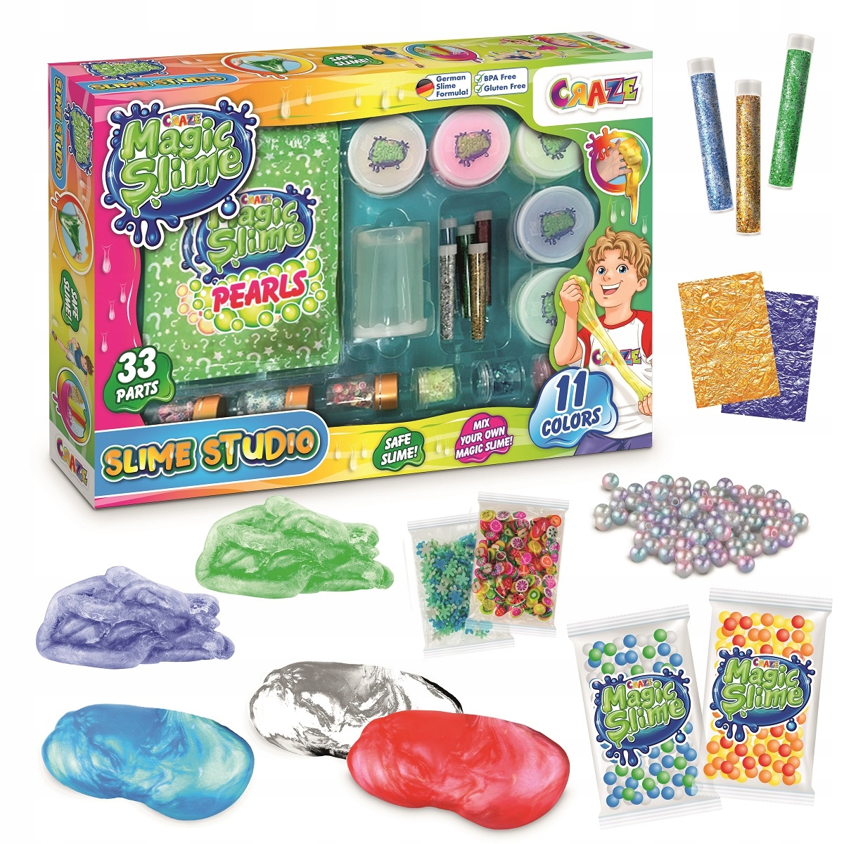 

Slime Zestaw Do Robienia Glutów Fabryka Craze