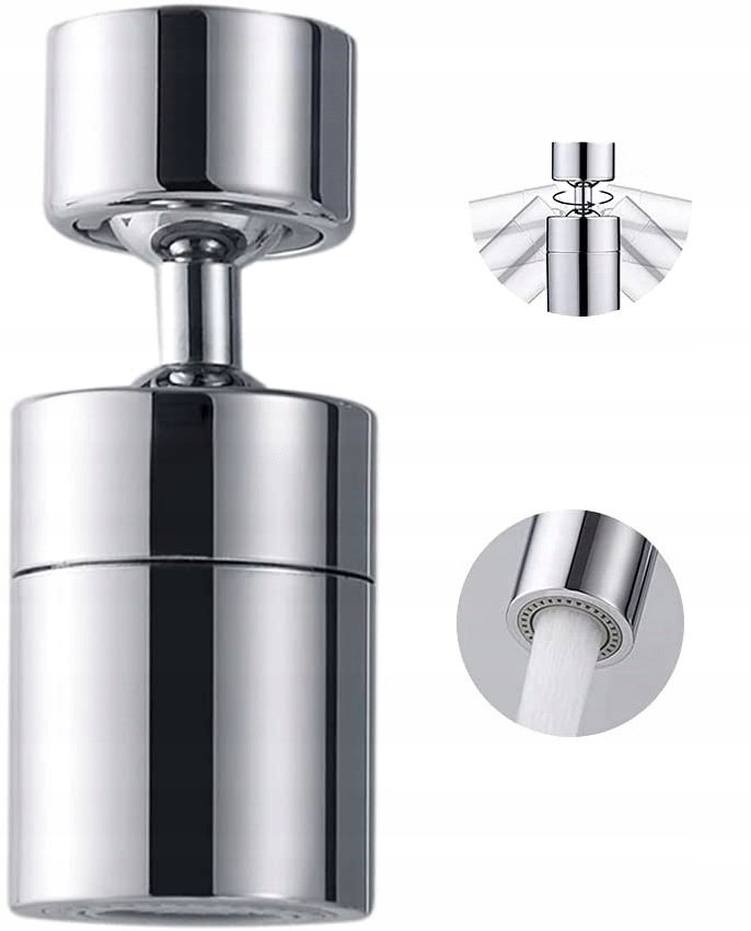 

Perlator Do Baterii Kranu Z Przegubem Metalowy