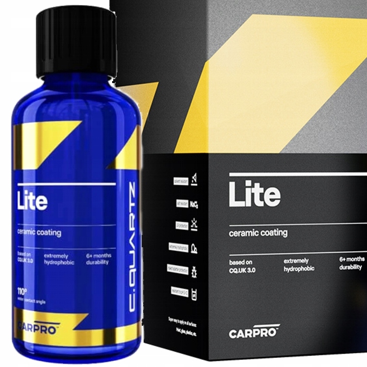 CarPro CQuartz Lite prosta w aplikacji powłoka ceramiczna zestaw 100ml