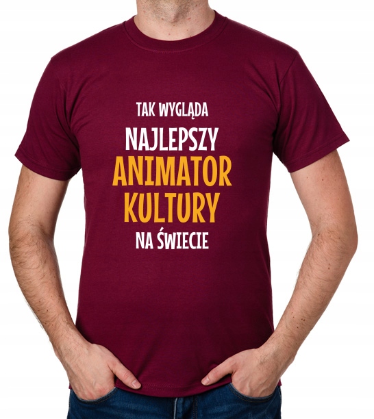 

koszulka Najlepszy Animator Kultury prezent