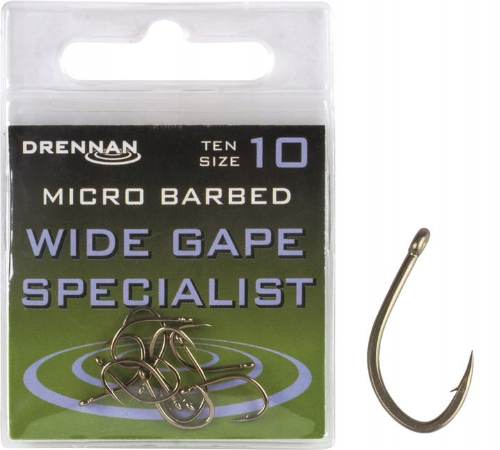 Haczyki Drennan Wide Gape Specialist NR14 SZT10