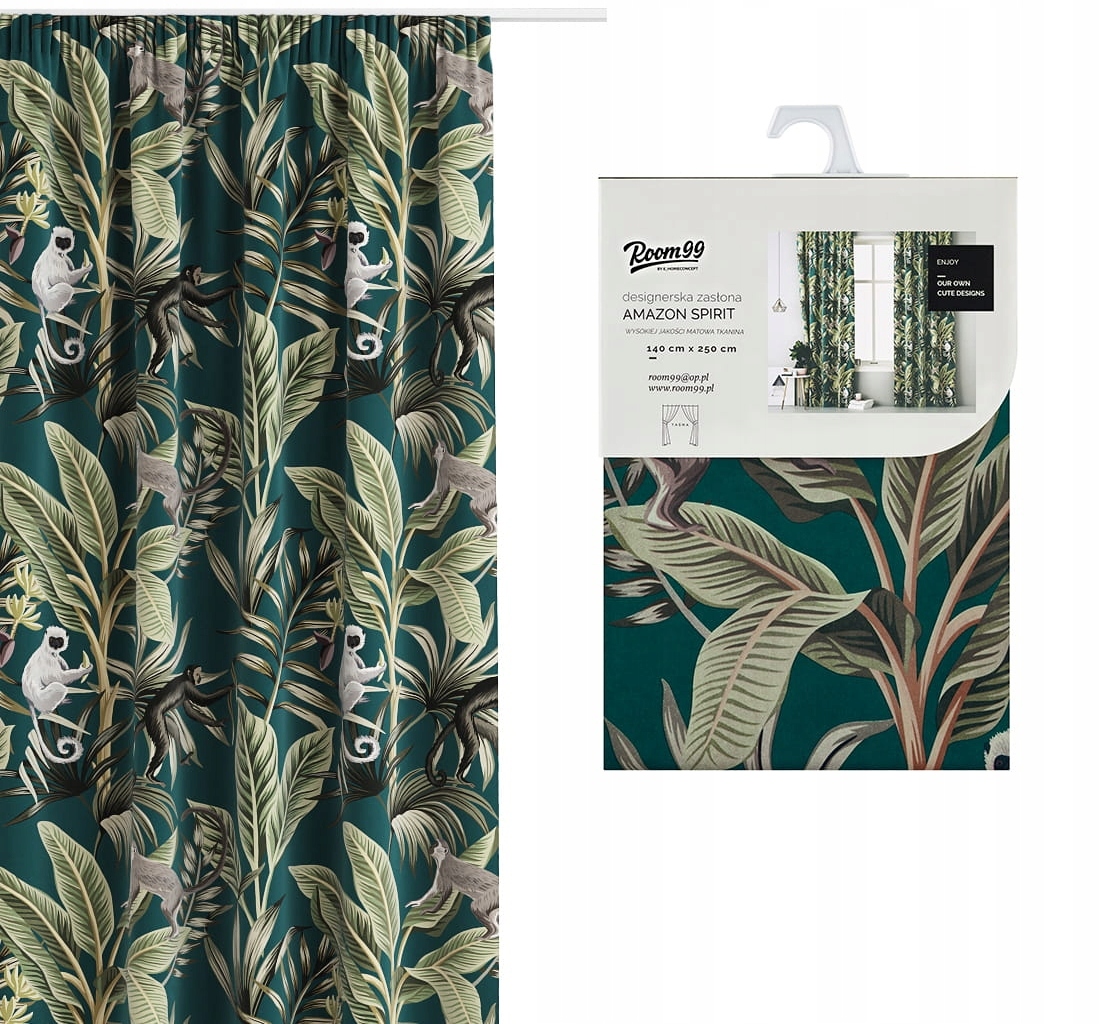 

Designerskie Zasłony Gotowe Na Taśmie 140x250