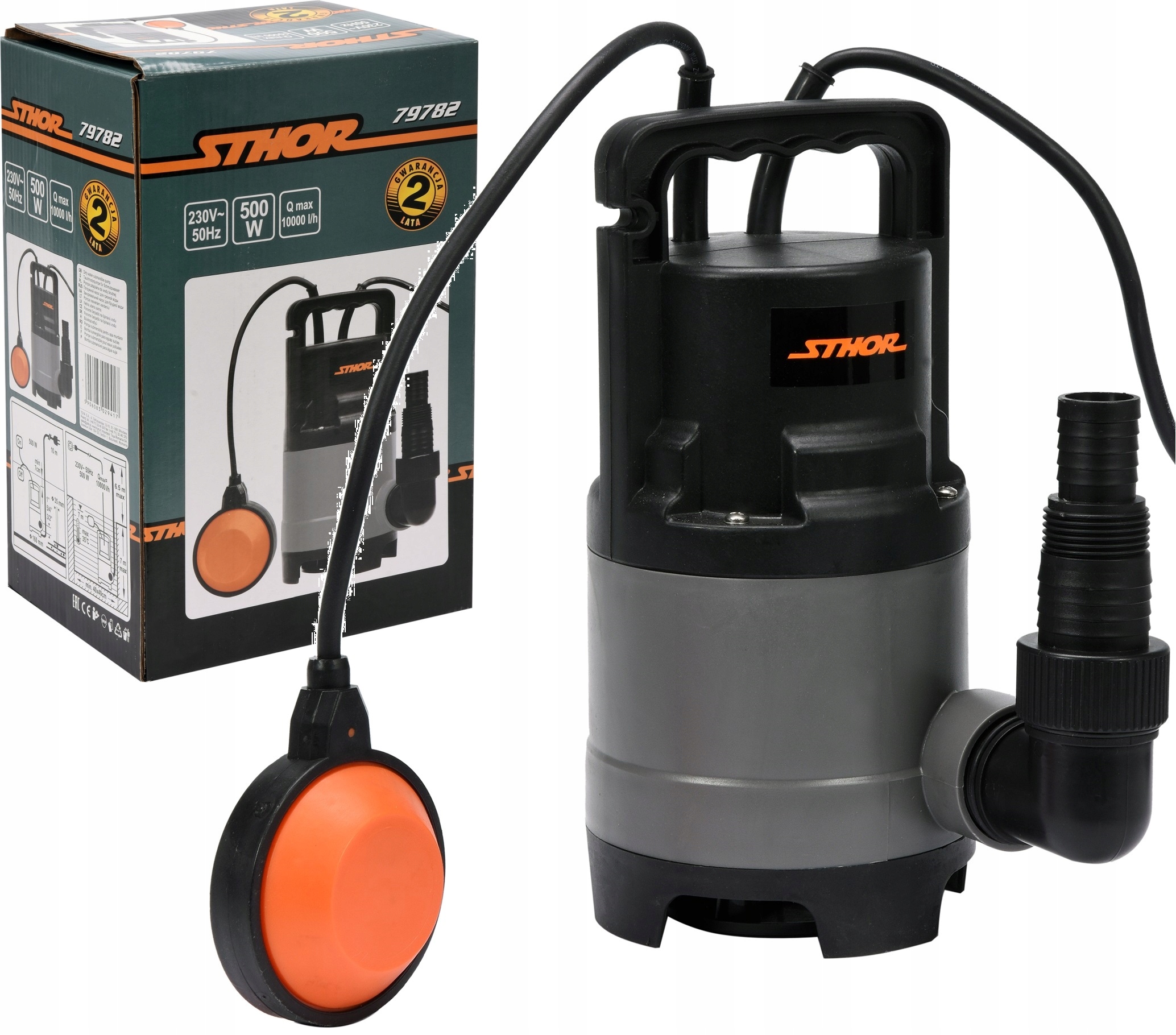 

Pompa Zanurzeniowa Do Wody Brudnej 500W Sthor
