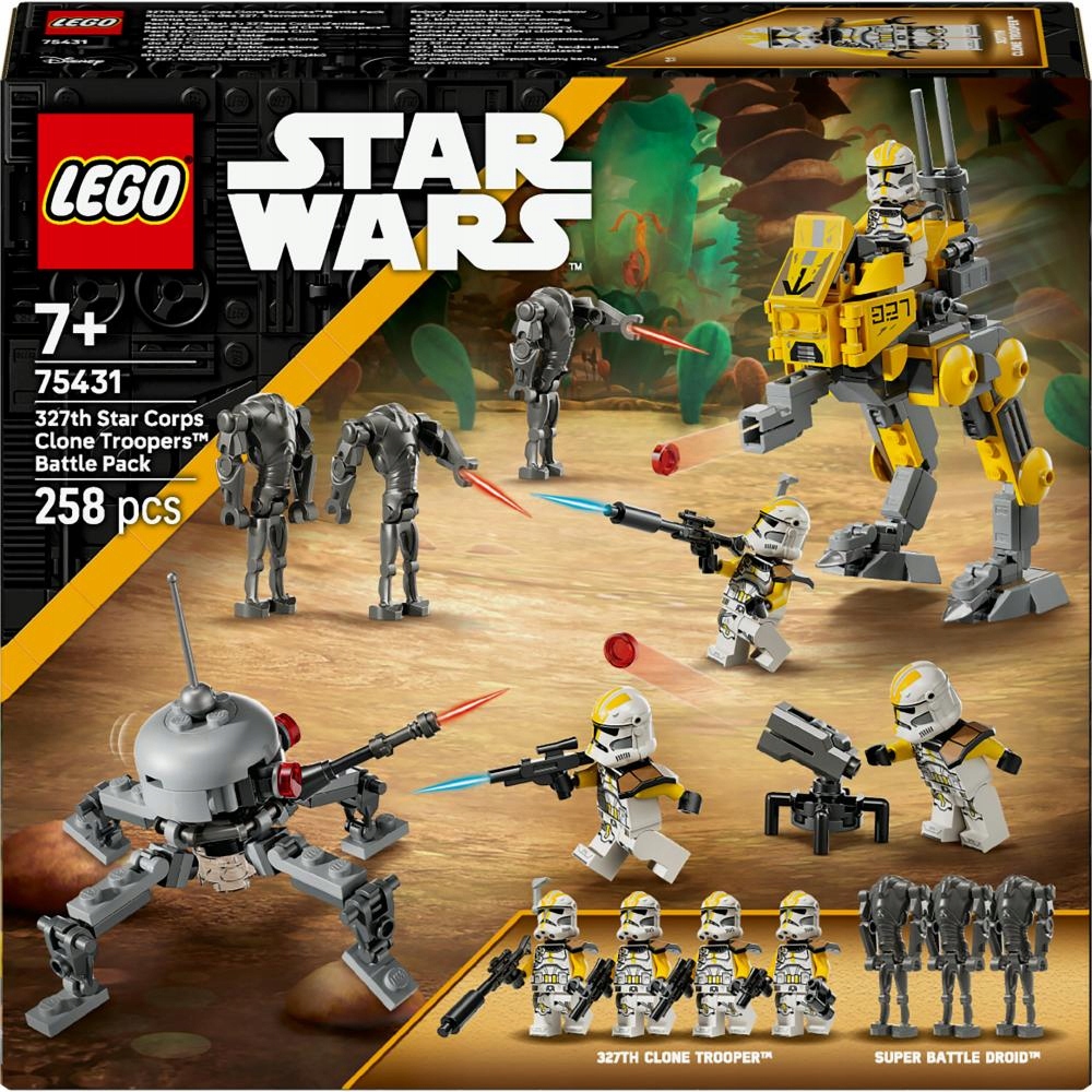 Lego Star Wars Bojová sada klonoví vojáci z 327. galaktického sboru 75431