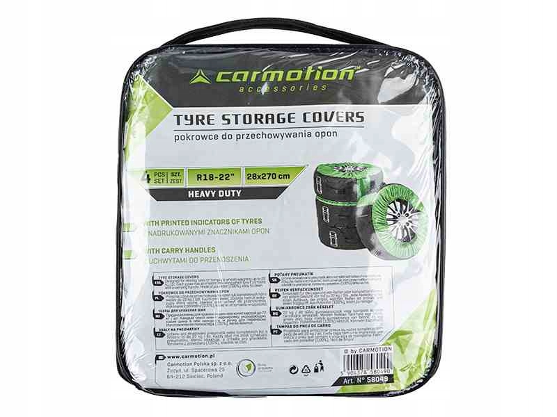 POKROWCE POKROWIEC NA KOŁA OPONY FELGI 18-22 CALI Waga produktu z opakowaniem jednostkowym 1.51 kg