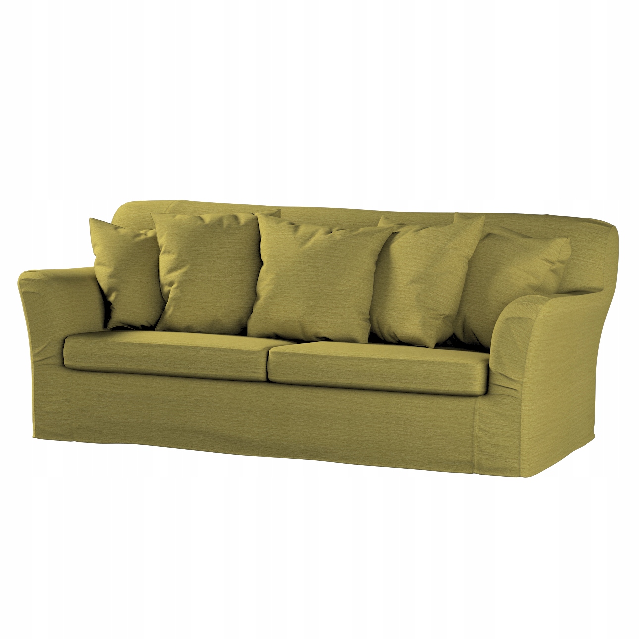 Dekoria Potah na rozkládací pohovku Tomelilla pro 3 osoby Ikea zelený