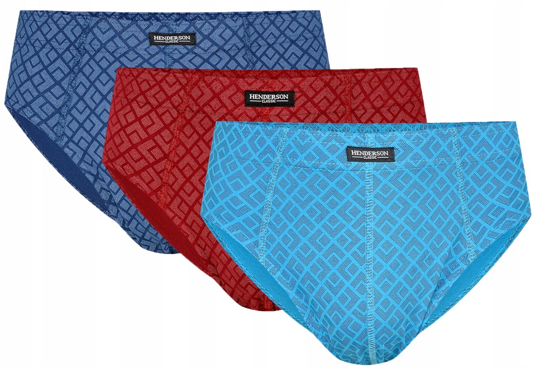 HENDERSON SLIPY MĘSKIE BAWEŁNA 1446 6 SZT. MIX XL Kolor dominujący wielokolorowy