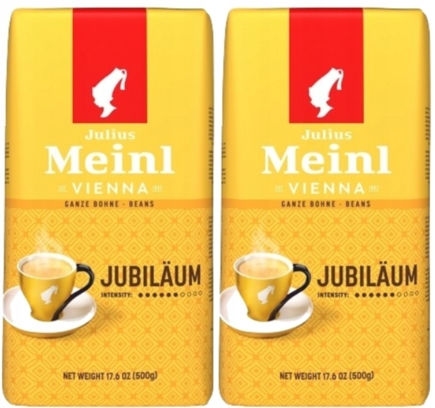 Julius Meinl Jubilaum kawa ziarnista Arabica Robusta 2x500 g