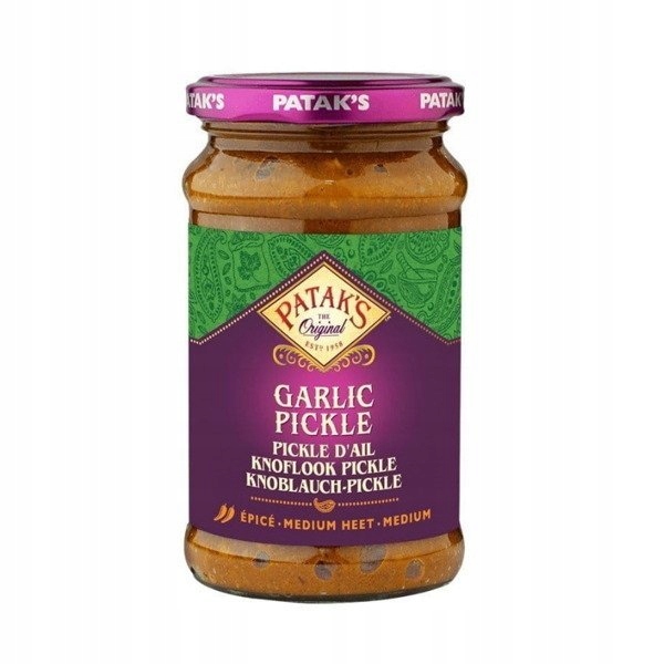

Pasta Garlic Pickle Patak's czosnkowa indyjska 300