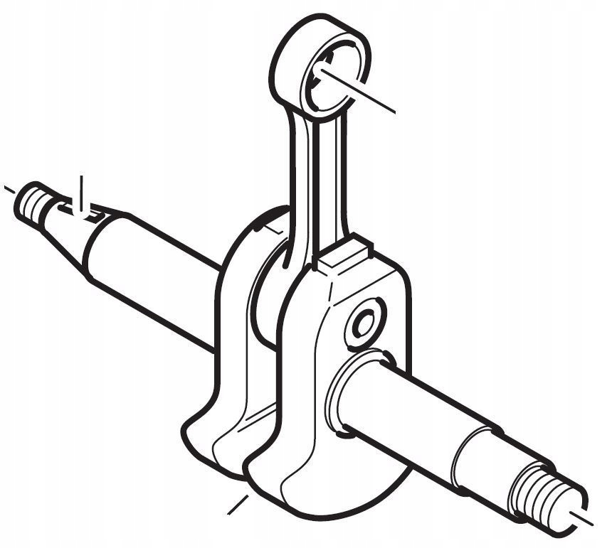 Nd Makita Dolmar Kľuková hriadeľ 115, DCS431, DCS520, DCS5200I