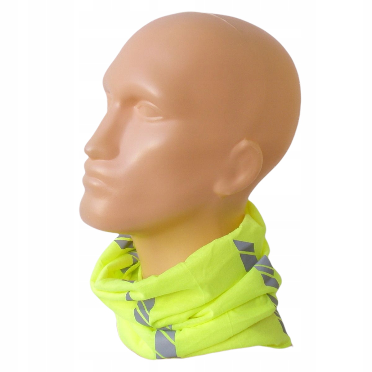 Komin Bandana AT termoaktywna lekka odblaski żółta