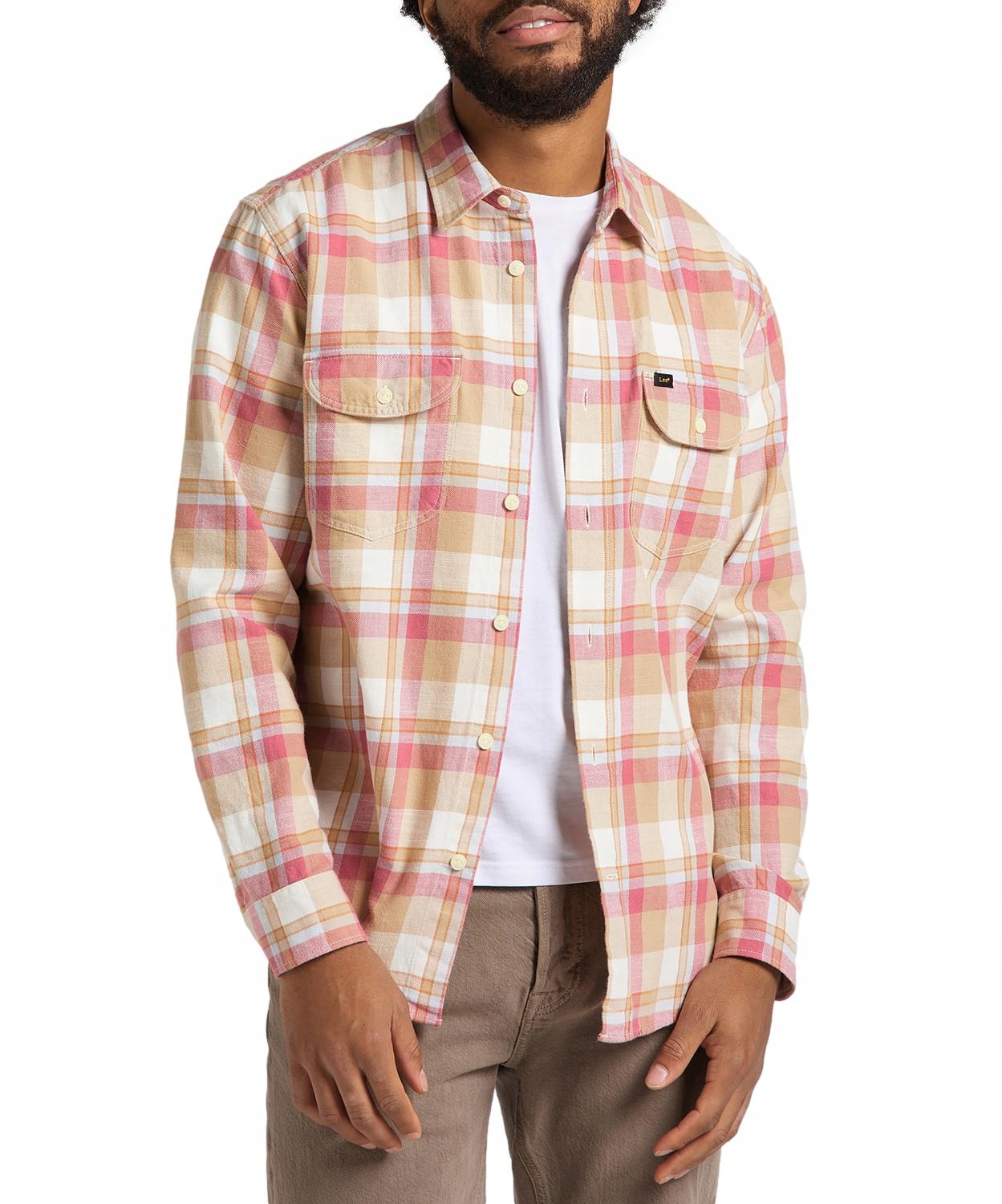 

Koszula Lee Worker Shirt L68HOJUK Rust XL