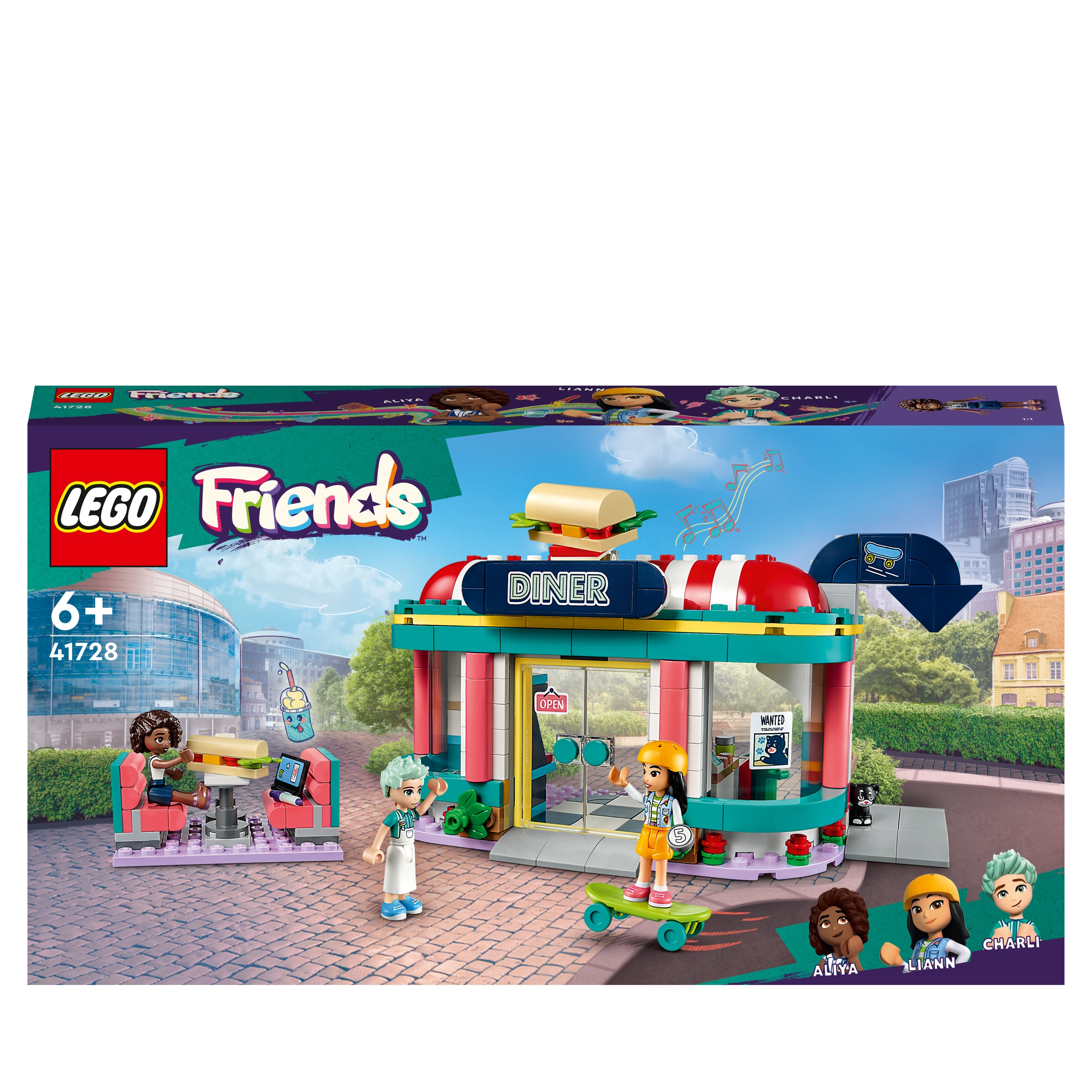 

Lego Friends Bar w śródmieściu Heartlake 41728 6+