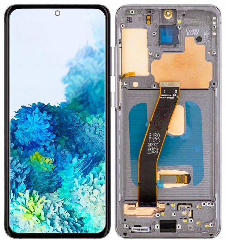 Oled displej pro Samsung Galaxy S20 G980 G980F LCD displej Rámeček Šedý
