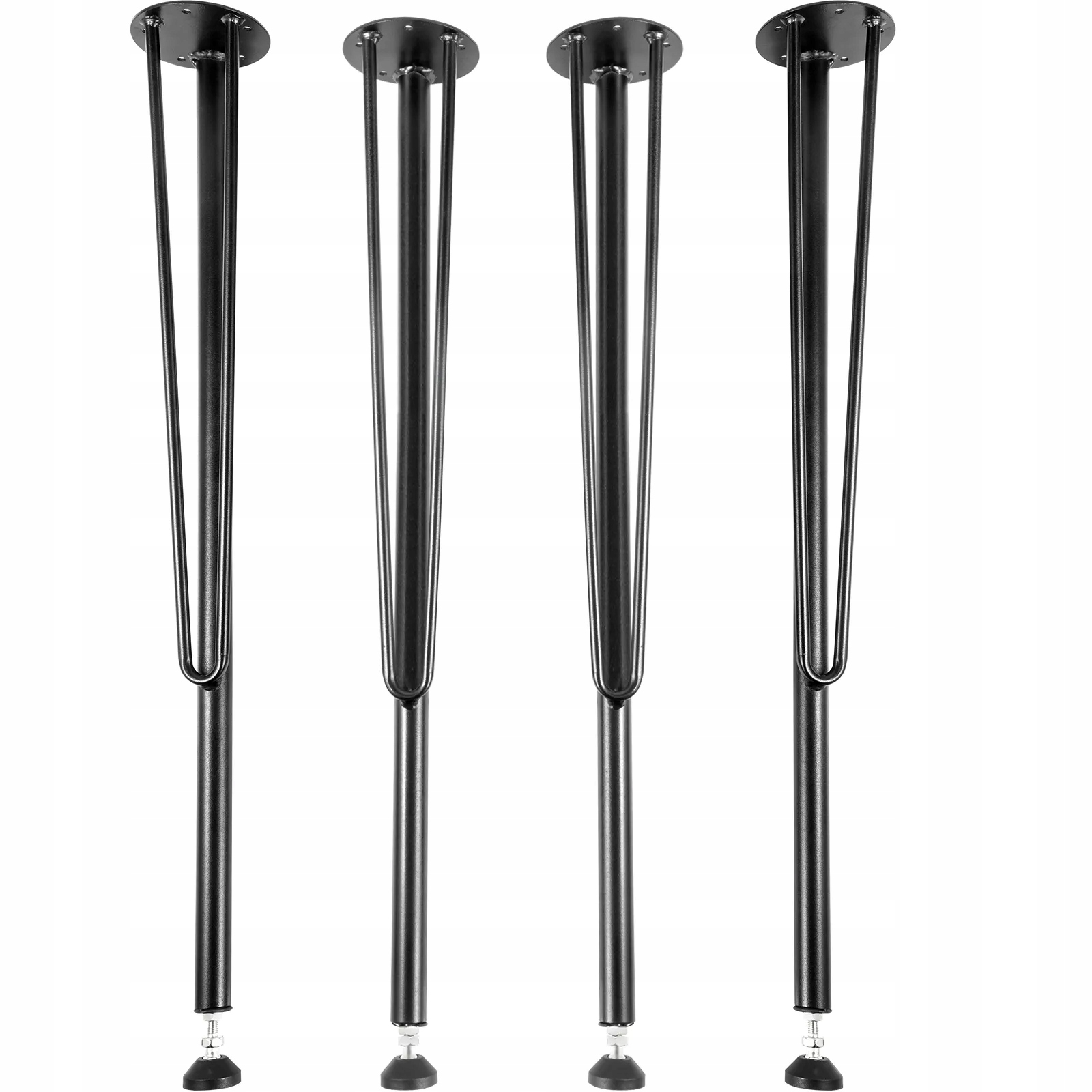 Nohy k stolu lávový stôl stolík kovový loft 71x20cm 4ks