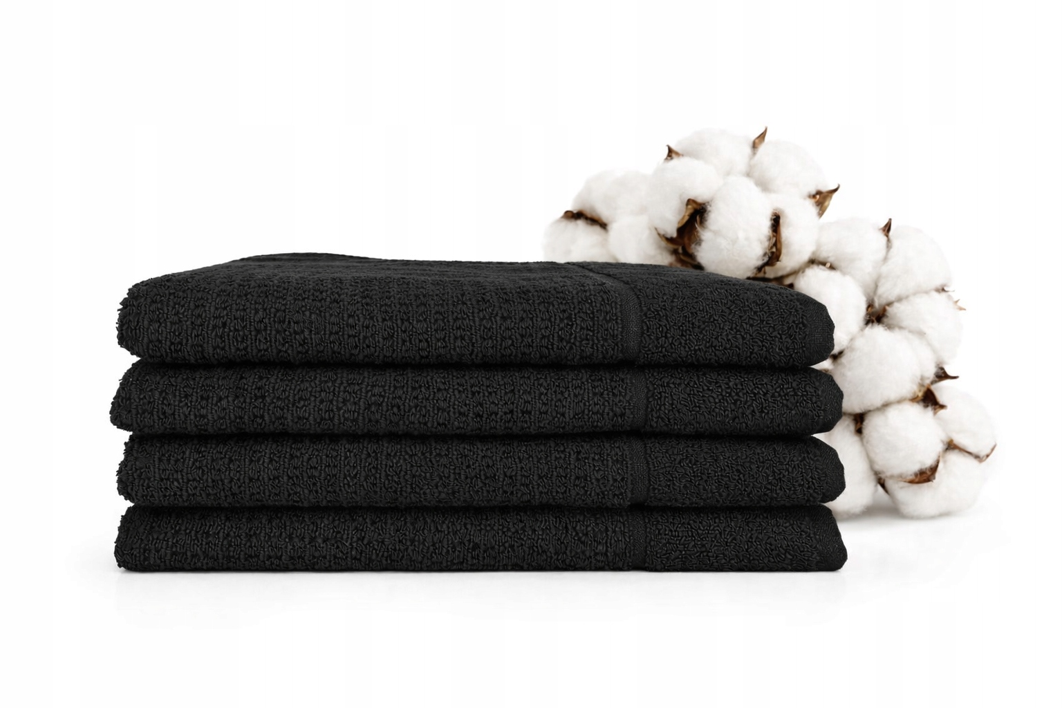 Ručník Faro VitalHome Sauna Spa Vaflový bazén 80x200 cm 420 g/m2 Černý