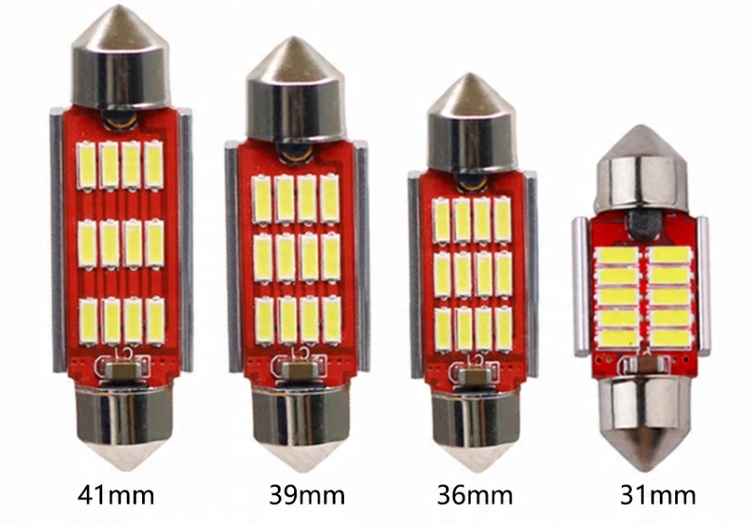 

Żarówki C5W/ C10W/ C3W 31mm