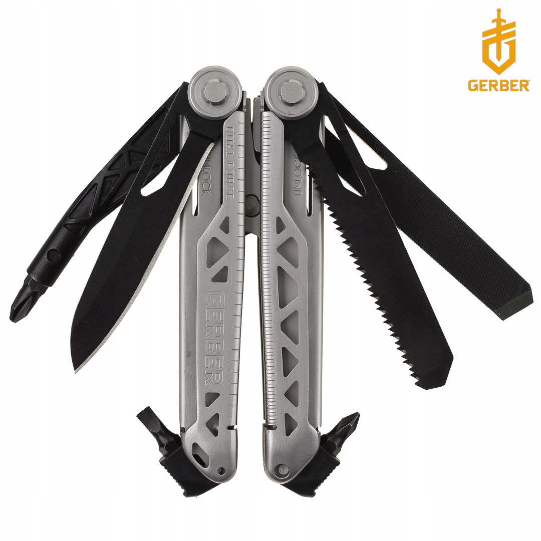 GERBER DUAL FORCE Duży Multitool 11 funkcji + ETUI Cechy dodatkowe futerał