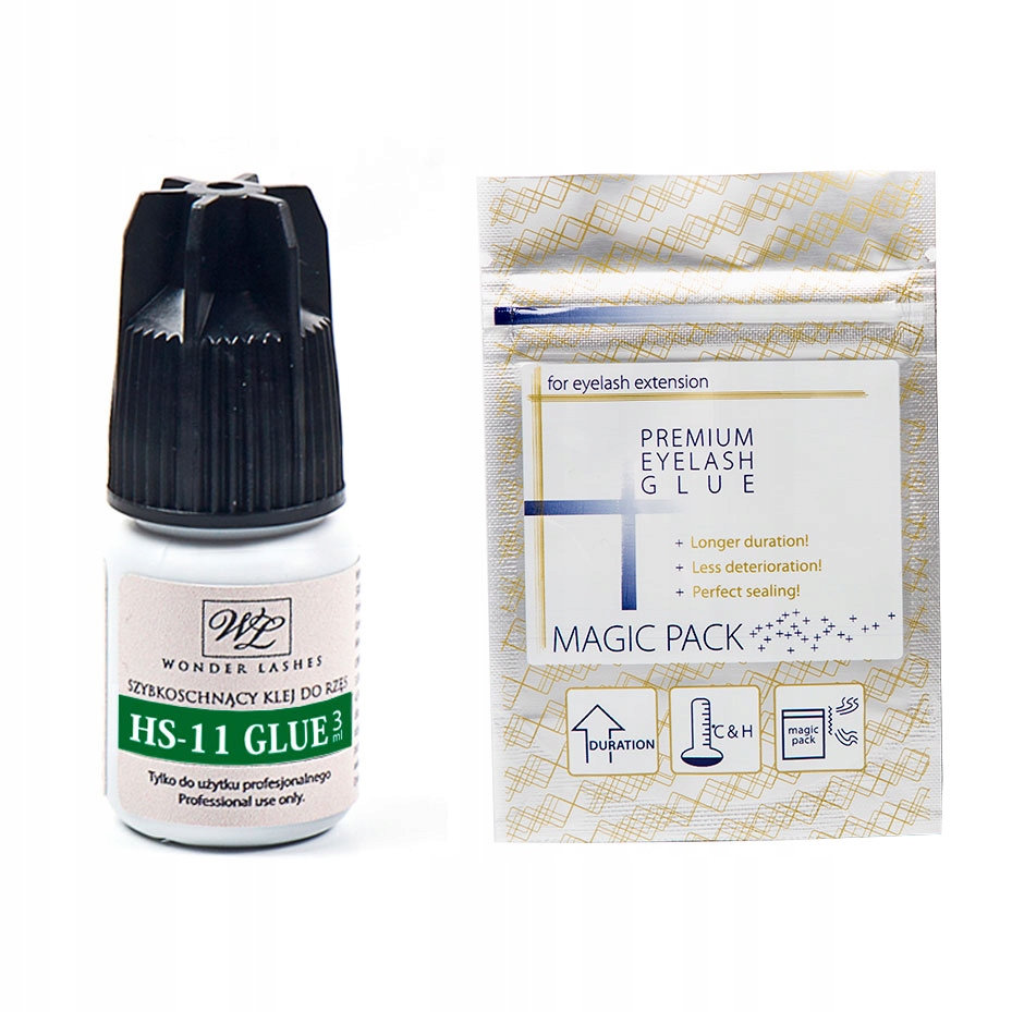 Wonder Lashes KLEJ DO RZĘS HS11 3ML MOCNY Woreczek