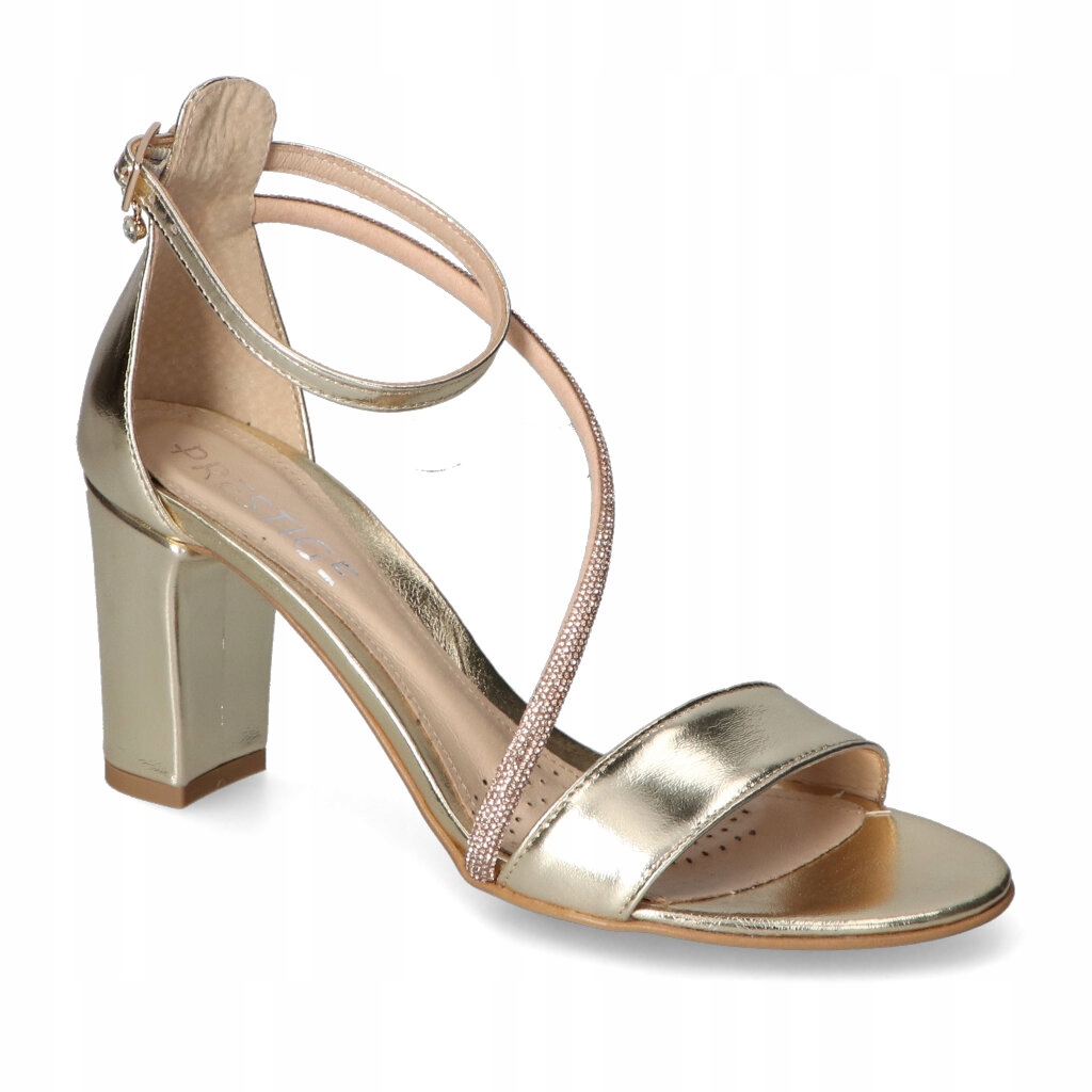 Prestige Sandály 2051/OBL/N/ZŁ-LICO/CEK Gold face 35